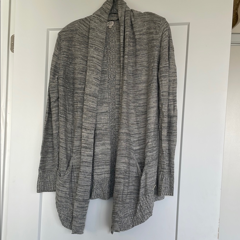 Gray Women's Open Front Cardigan
